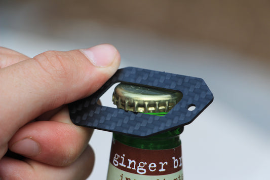 Carbon Fiber Keychain Bottle Opener V1